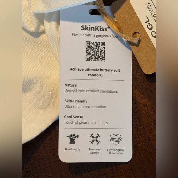 OGL Criss Cross Off Shoulder New Airy Brami Top PURE WHITE XS - Picture 8 of 8